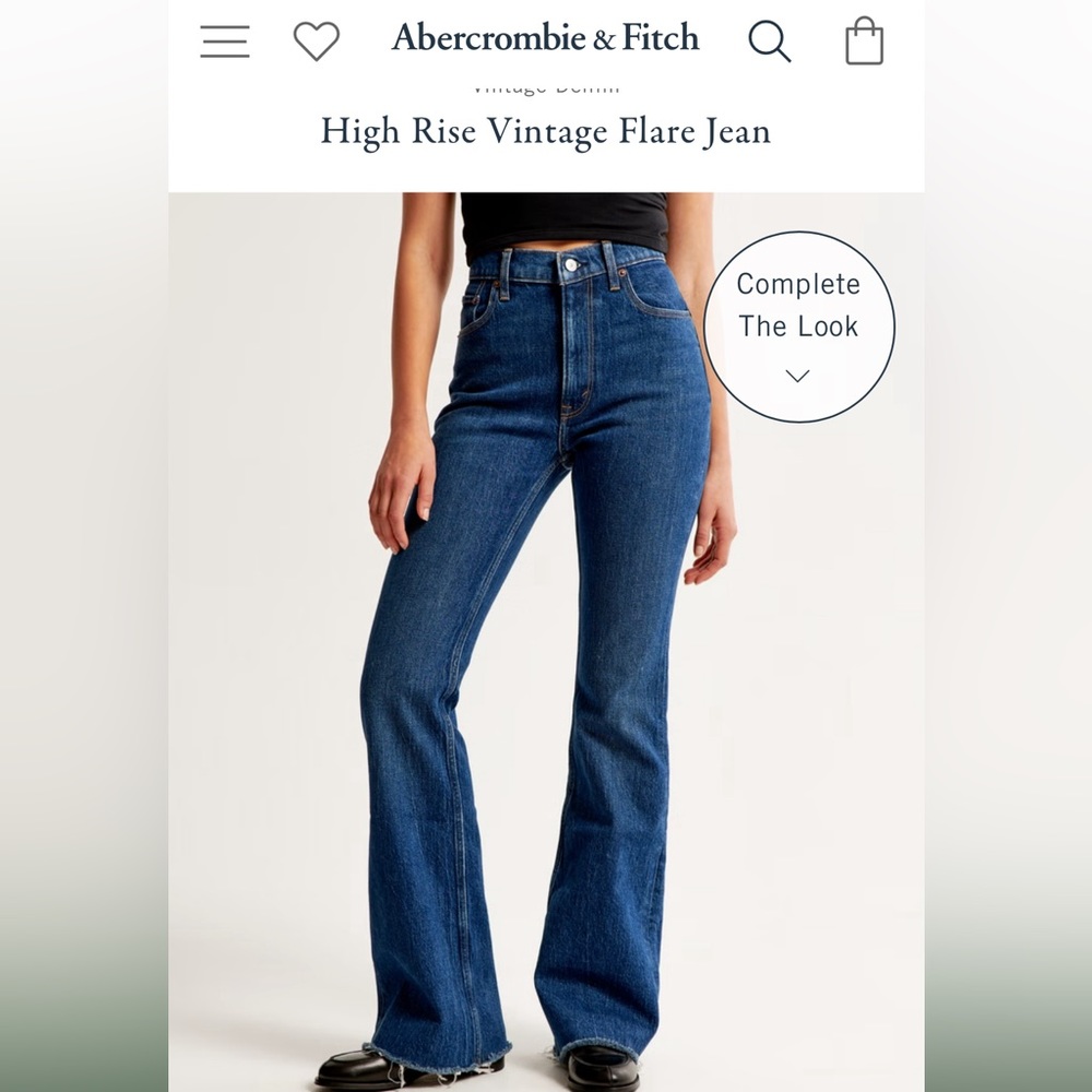 Abercrombie & Fitch The Flare Ultra High Rise Jean 24/00L